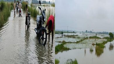 Photo of मेरठ के 15 गांवों में बाढ़ जैसे हालात, लोगो को करना पड़ रहा काफी परेशानी का सामना